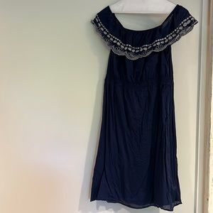 Navy blue summer dress